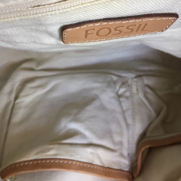 Fossil Canvas Hobo with Colorful Butterflies - Picture 6 of 8